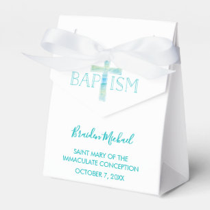 Ballotins Boîte de cadeau de baptême - faveurs du baptême
