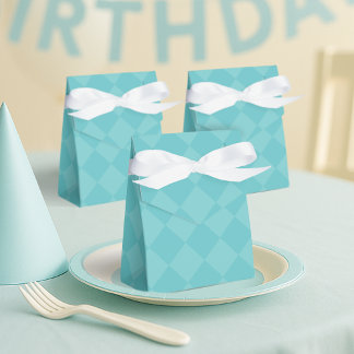 Ballotins Boîte de cadeau de fête à carreaux verts