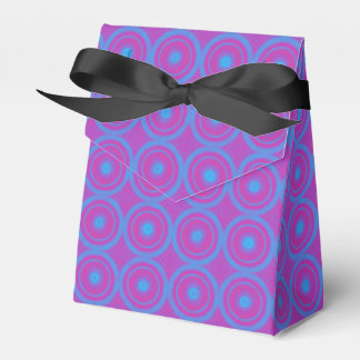 Ballotins Boîte de cadeau de fête à motif géométrique bleu e