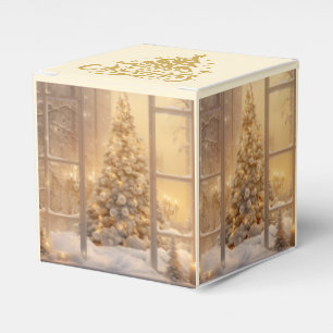 Ballotins Boîte de cadeau de photo d'arbre de Noël