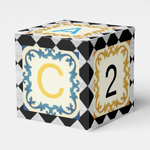 Ballotins Boîte de cadeau du bloc des enfants personnalisé