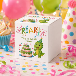 Ballotins Boîte de cadeau personnalisée de dinosaure pour un