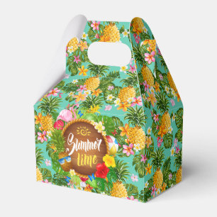 Ballotins Boîte de cadeaux aux ananas tropicaux