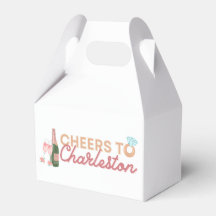 Boîte de cadeaux de fête de "Cheers to Charleston"