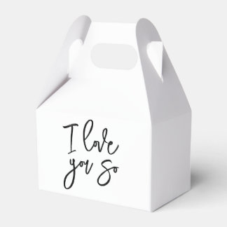 Ballotins Boîte de cadeaux de fête je t'aime tellement