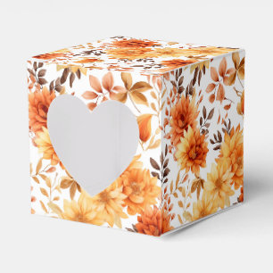 Ballotins Boîte de cadeaux de fleurs d'automne Favor