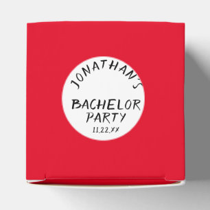 Ballotins Boîte de dés personnalisée pour la fête de bachelo