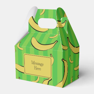 Ballotins Boîte de faveur à motif de banane