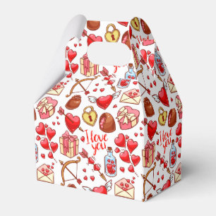 Ballotins Boîte de faveur d'amour de la Saint-Valentin