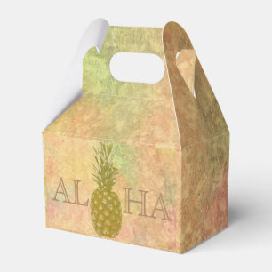 Ballotins Boîte de faveur d'ananas