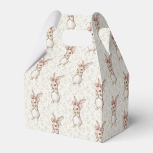 Ballotins Boîte de faveur d'anniversaire de fille lapin Coqu