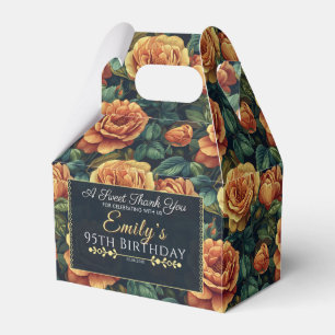 Ballotins Boîte de Faveur d'Anniversaire de Rose Moderne pou