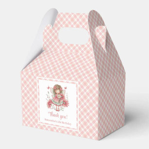 Ballotins Boîte de Faveur d'Anniversaire Fleurie de Jeune Fi