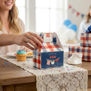 Ballotins Boîte de faveur de Baby Shower Patriotique