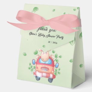 Ballotins Boîte de faveur de boîte de bébé agneau mignon