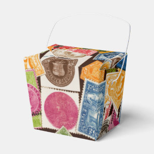 Ballotins Boîte de faveur de collectionneur de timbres