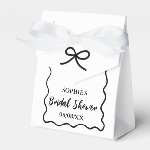 Ballotins Boîte de faveur de douche de mariage de frontière 