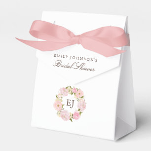 Ballotins Boîte de faveur de douche de mariage floral botani
