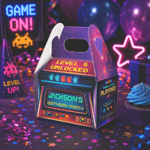 Ballotins Boîte de faveur de fête d'anniversaire de niveau s