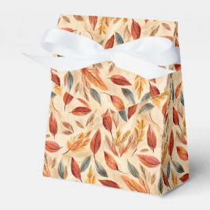 Ballotins Boîte de Faveur de Feuilles d'Automne