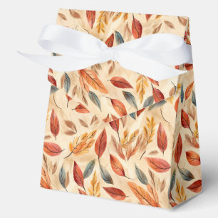 Ballotins Boîte de Faveur de Feuilles d'Automne