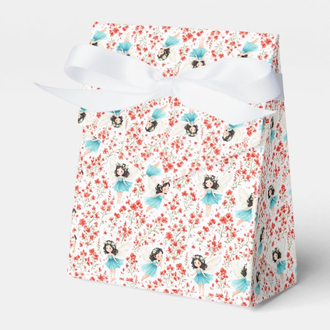 Ballotins Boîte de faveur de fleurs mignonnes pour enfants (Verso)