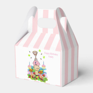 Ballotins Boîte de faveur de Gable de Joyeux Anniversaire de