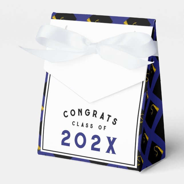 Ballotins Boîte de faveur de la partie Graduation 2025 (Verso)