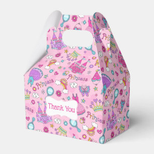 Ballotins Boîte de faveur de la princesse Prink Gable
