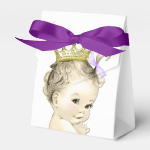 Ballotins Boîte de faveur de la princesse violette