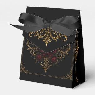 Ballotins Boîte de Faveur de Mariage Élégante Gothique Sombr