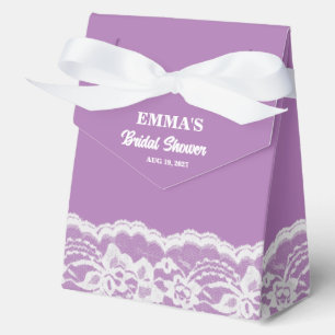 Ballotins Boîte de Faveur de Mariage en Dentelle Blanche Vio
