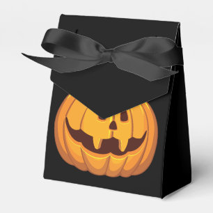 Ballotins Boîte de Faveur de Motif de Bonbons de Citrouille