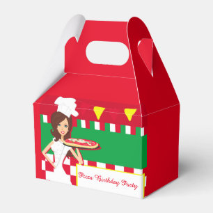 Ballotins Boîte de faveur de partie de pizza