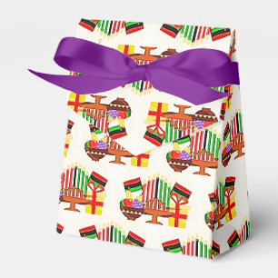 Ballotins Boîte de faveur de peinture de table Kwanzaa