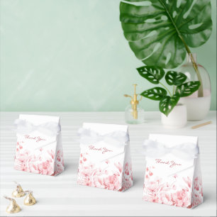 Ballotins Boîte de faveur de tente de florales aquarelles ro
