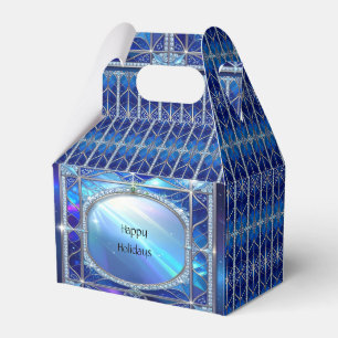 Ballotins Boîte de Faveur Décorative Bleue