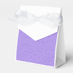 Ballotins Boîte de Faveur en fleur d'Améthyste