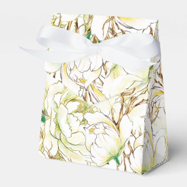 Ballotins Boîte de faveur florale (Verso)