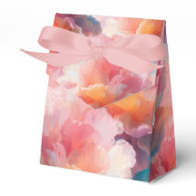 Boîte de faveur florale