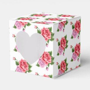 Ballotins Boîte de Faveur Mariage avec fenêtre Coeur