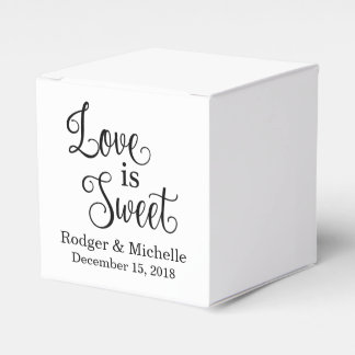 Ballotins Boîte De Faveur Mariage - L'Amour Est Douce