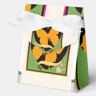 Ballotins Boîte de Faveur Papillon Jaune