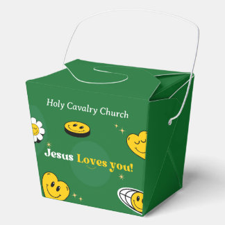 Ballotins Boîte de faveur personnalisable Jésus vous aime