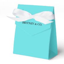 Boîte de faveur personnalisée Bride & Co.