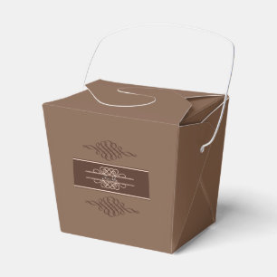 Ballotins Boîte de faveur personnalisée Toffee