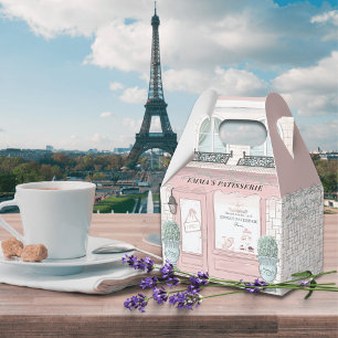 Ballotins Boîte de faveur rose Café Boulangerie Pâtisserie F