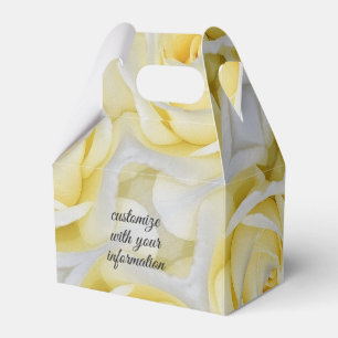 Ballotins Boîte de faveur Rose Jaune