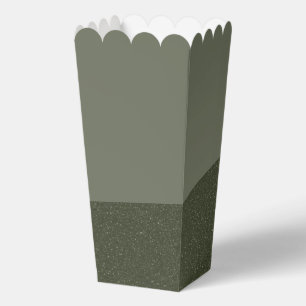 Ballotins Boîte de faveur vert mousse bicolore – Apparence p