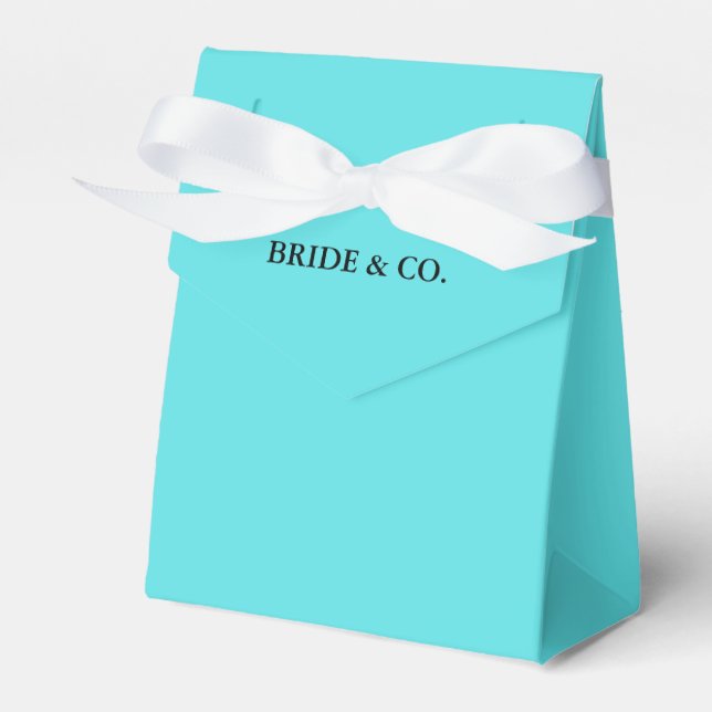 Ballotins Boîte de faveurs de la mariée & Cie (Verso)